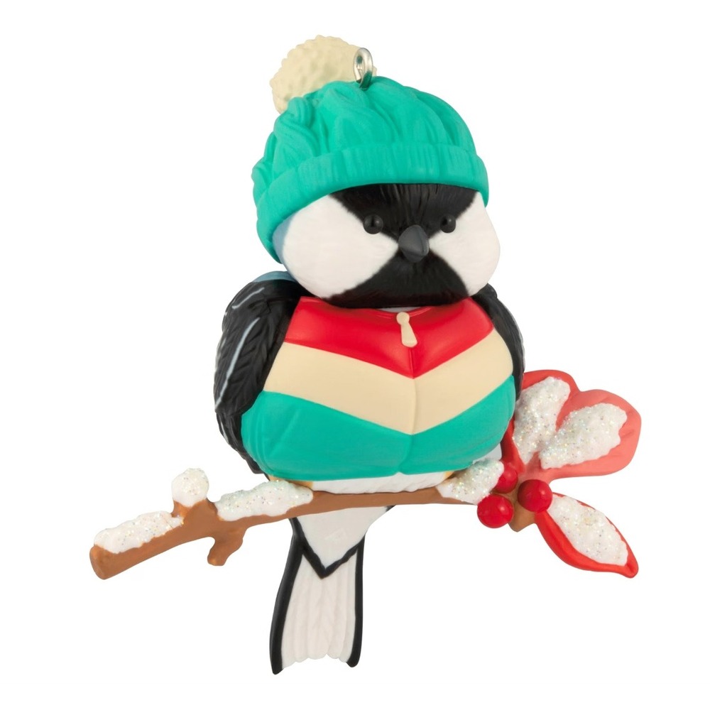 Hallmark Keepsake 2025 Cozy Critters Chickadee Bird Christmas Ornament 9th Ed